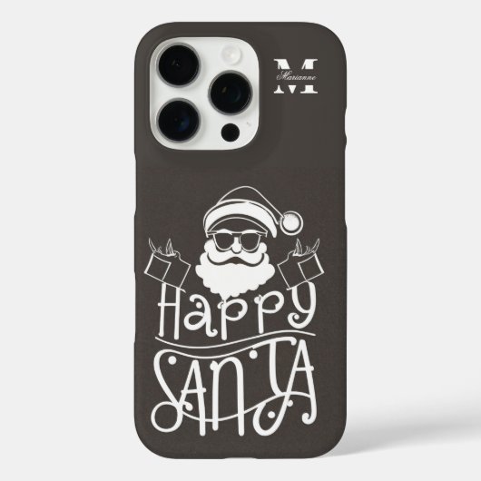 Minimaler Weihnachtsname und personalisierter Name Case-Mate iPhone Hülle (Rückseite)