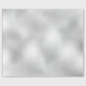 Minimaler weißer Perlgrausilber-Glitzer Geschenkpapier (Flach)