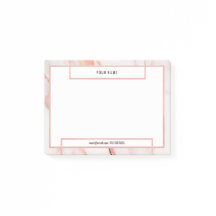 Minimaler weißer Rose Goldmarmor Stone Luxus Blush