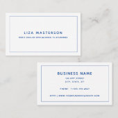 Minimaler Wert für Blaue Navy-Alternative-Medizin Visitenkarte (Vorne/Hinten)