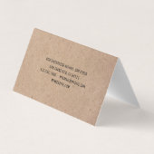 Minimaler Yoga-Instruktor für Inspiration Beruflic Visitenkarten (Rückseite)