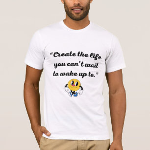 Minimales Abstrakt Art T-Shirt