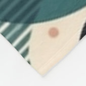 Minimales Abstraktes Nahtloses Muster - Geometrisc Fleecedecke (Ecke)