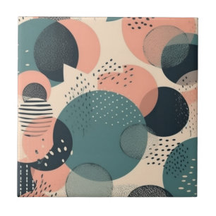 Minimales Abstraktes Nahtloses Muster - Geometrisc Fliese