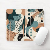 Minimales Abstraktes Nahtloses Muster - Geometrisc Mousepad (Mit Mouse)