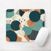 Minimales Abstraktes Nahtloses Muster - Geometrisc Mousepad (Mit Mouse)