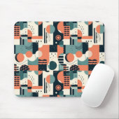 Minimales Abstraktes Nahtloses Muster - Geometrisc Mousepad (Mit Mouse)
