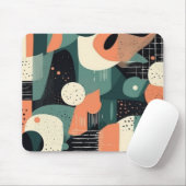 Minimales Abstraktes Nahtloses Muster - Geometrisc Mousepad (Mit Mouse)