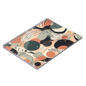 Minimales Abstraktes Nahtloses Muster - Geometrisc Notizblock (Linke Seite)