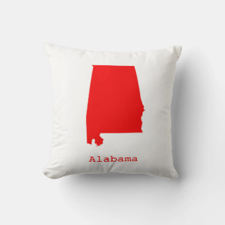 Minimales Alabama Vereinigte Staaten Kissen