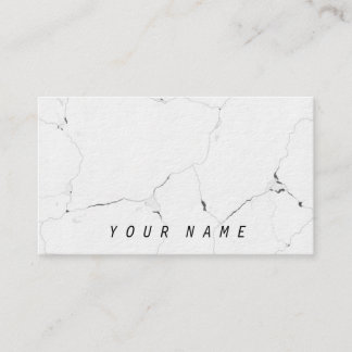 Minimales B&W cooles glattes Marmorierungnobles Visitenkarte