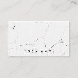 Minimales B&W cooles glattes Marmorierungnobles Visitenkarte