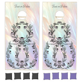 Minimales Blume Cornhole Set