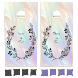 Minimales Blume Cornhole Set