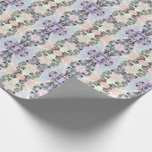 Minimales Blume Wrapping Paper Geschenkpapier (Ecke)