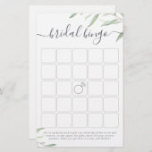 Minimales Brautparty-Bingospiel (Vorne/Hinten)