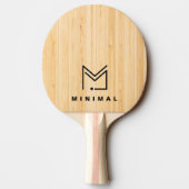 Minimales Design für das benutzerdefinierte Firmen Tischtennis Schläger (Rückseite)