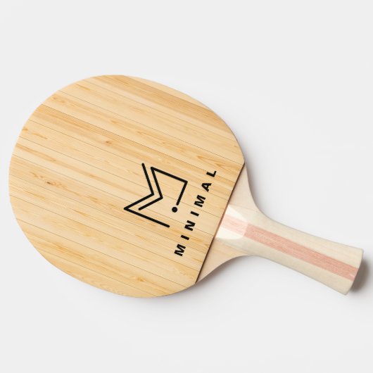 Minimales Design für das benutzerdefinierte Firmen Tischtennis Schläger (Seitenansicht)