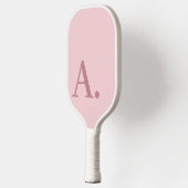 Minimales Design mit großer moderner Monogram Rose Pickleball Schläger (Links)