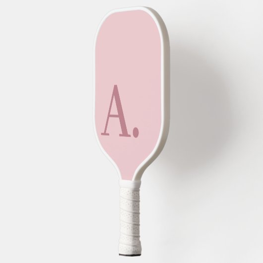 Minimales Design mit großer moderner Monogram Rose Pickleball Schläger (Links)