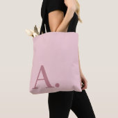 Minimales Design mit großer moderner Monogram Rose Tasche (Von Nahem)