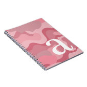 Minimales Design mit riesiger moderner Monogramm-R Notizblock (Rechte Seite)