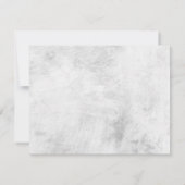 Minimales einfaches Foto zur Beerdigung Dankeskarte (Rückseite)