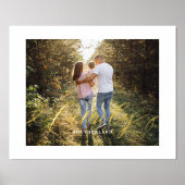 Minimales elegantes Family Script-Overlay Benutzer Foliendrucke (Vorderseite)