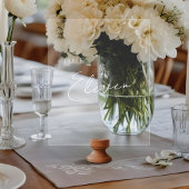 Minimales elegantes typografisches Pinselskript Acrylschild