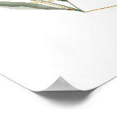 Minimales Foliage & geometrisches Terrarium Willko Poster (Ecke)