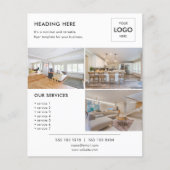 Minimales Foto-Marketing Flyer (Vorne)