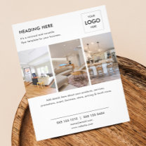 Minimales Foto-Marketing Flyer