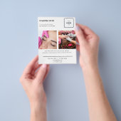 Minimales Foto-Marketing Flyer (Gruppe)