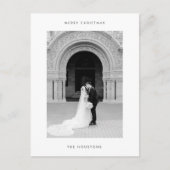 Minimales Foto Moderne Weihnachten (Vorderseite)