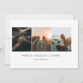 Minimales Foto Save The Date (Vorderseite)