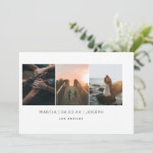 Minimales Foto Save The Date (Stehend Vorderseite)