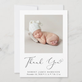 Minimales Foto Vielen Dank Geburtserklärung