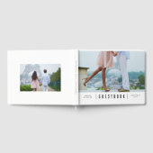 Minimales Foto Wedding Guest Book Gästebuch (Voll)
