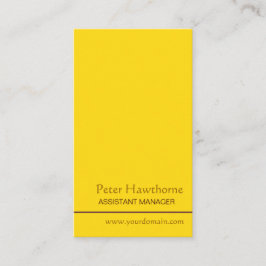 Minimales GoldMinimalistischer Beruf persönlich Visitenkarte