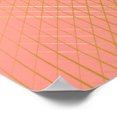 Minimales Gradientmuster. Duo Tone Cover Design. G Poster (Ecke)