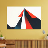 Minimales grafisches Design Leinwanddruck (Insitu (Wohnzimmer))