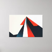 Minimales grafisches Design Leinwanddruck (Vorderseite)