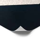 Minimales grafisches Design Poster (Ecke)