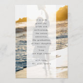 Minimales grenzübergreifendes Foto Ankündigung (Rückseite)