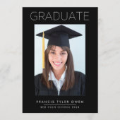 Minimales grenzübergreifendes Foto Ankündigung (Vorderseite)