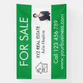 Minimales grünes Anwesen für den Verkauf Banner (Vertikal)