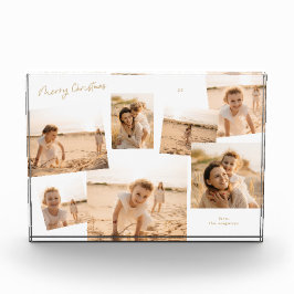 Minimales Jahr im Review Weihnachten 7 Fotoblock