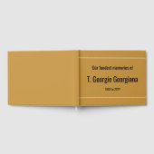 Minimales, konservatives Beileid Gästebuch (Voll)