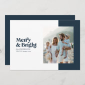 Minimales, kühnes, modernes Weihnachtsgebäck Feiertagskarte (Vorne/Hinten)