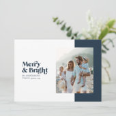 Minimales, kühnes, modernes Weihnachtsgebäck Feiertagskarte (Stehend Vorderseite)